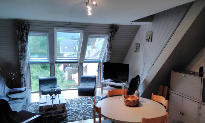 Vielle-Aure Appartement | Apartment 'T3 Duplex, 6-8 People' with Mountain View