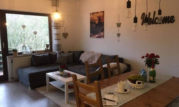 Glindfeld Appartement | Apartment Talblick, 53sqm 2 bedrooms. 1 living room/bedroom, max. 4 persons