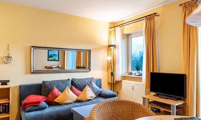 Oberhof Appartement | Appartement "Tannenblick 1-2" avec vue sur les montagnes, balcon et Wi-Fi