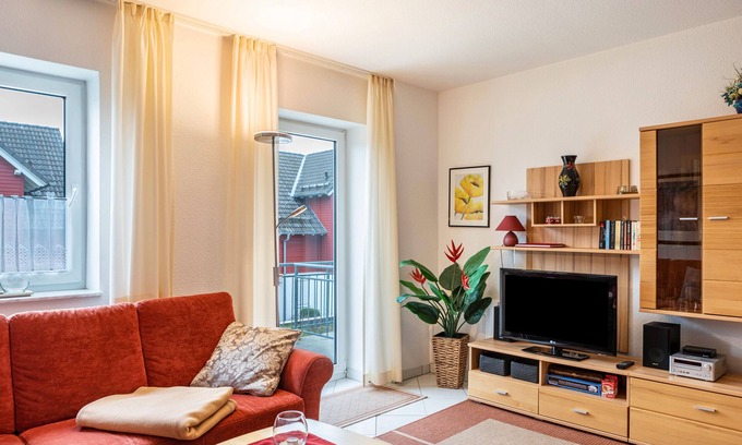 Oberhof Appartement | Appartement 'Ferienwohnung Tannenblick 3-2' avec jardin partagé, balcon et Wi-Fi