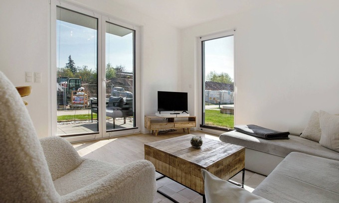 Innenstadt Appartement | Appartement "Top Loft Mit Gartenterrasse" avec terrasse privée, jardin partagé et Wi-Fi