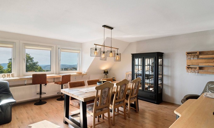 Sankt Andreasberg Appartement | Appartement "Traumharz" avec vue sur les montagnes et Wi-Fi