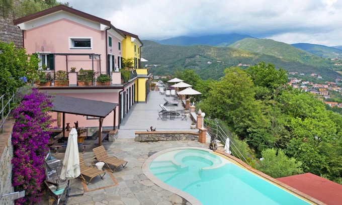Casarza Ligure Appartement | Appartement 'Villa Lice - Vigneto' avec vue sur la montagne, Wi-Fi et climatisation