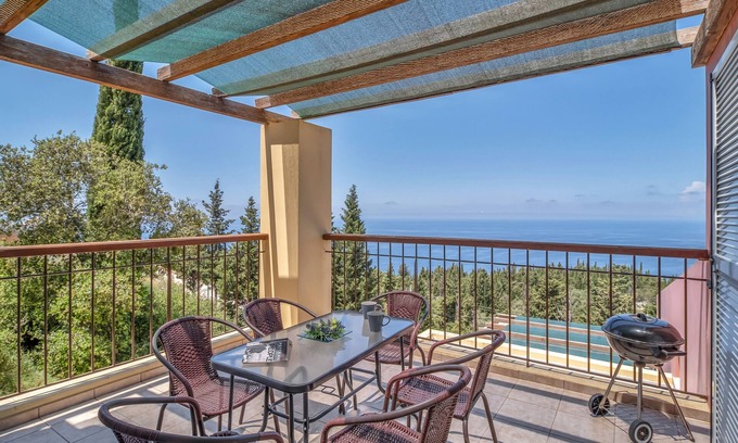 Drimonas Appartement | Appartement "Villa Penelope" avec vue sur la mer, Wi-Fi et climatisation