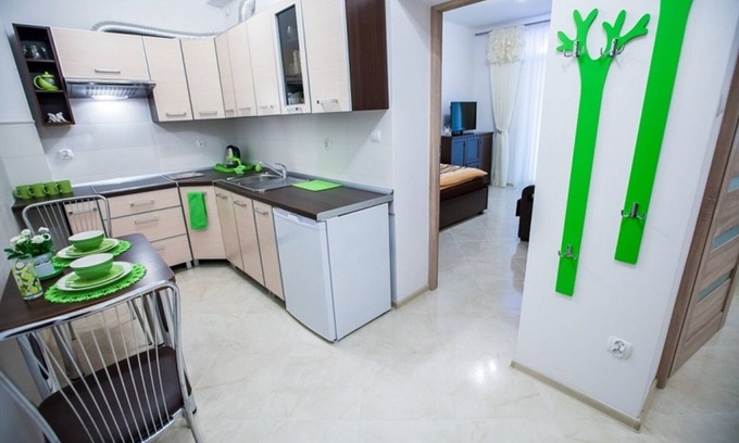 Wladyslawowo Appartement | Apartment Wenge 42m2, 6pax, Internet, Balcony, Parking