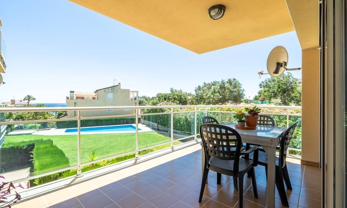 Costa Dorada Appartement | Appartement avec terrasse et piscine 100m plage