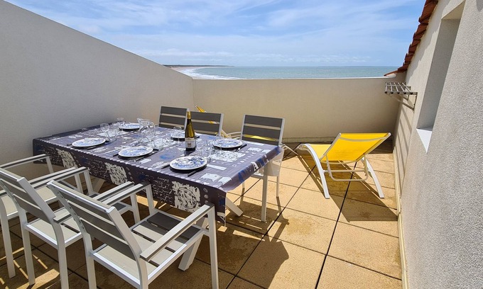 Longeville-sur-Mer Appartement | Appartement avec vue sur mer T3 à Longeville sur Mer (Vendée)