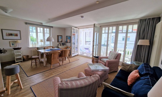 Binz Appartement | Apartment with 2 bedrooms and balcony