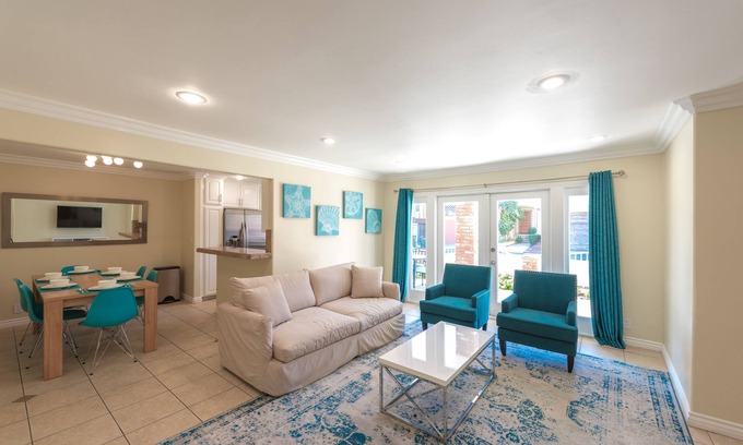 Santa Ana Heights Copropriété | Condo deux chambres deux salles de bain une maison du sable
