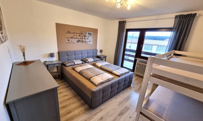 Langfurth Appartement | Location-Moderne-Salle de bain privée séparée-Balcon-Langfurth OG