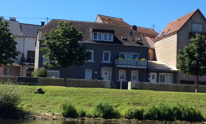 Oberbillig Maison | Appartement avec vue directe sur la Moselle et la Sauer. Frontière luxembourgeoise