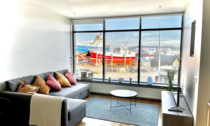 Vesturbær Appartement | Appartement avec vue sur l'océan, centre-ville de Reykjavik