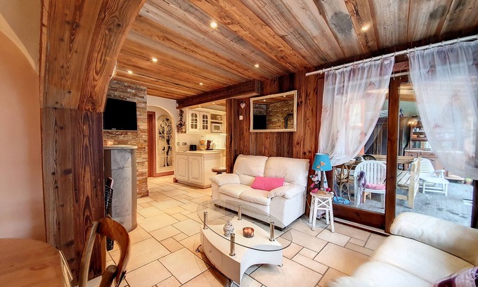 Moutiers Appartement | Appartement avec terrasse et jardin privé au pied des 3 Vallées