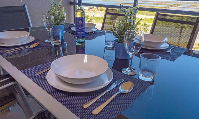 Olhao Appartement | Appartement de vacances avec salinas uniques et vue sur la mer à Olhao, Algarve