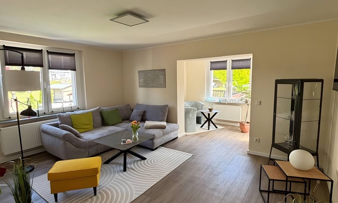 Bad Karlshafen Appartement | Apartment 'Wohnung 3' with Shared Terrace, Shared Garden and Wi-Fi