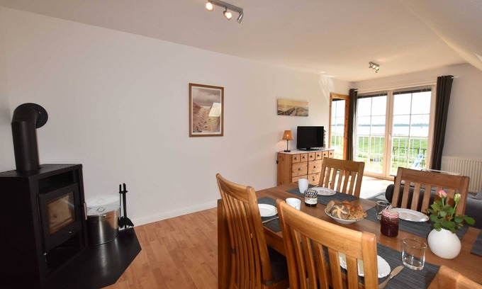 Insel Poel Appartement | App.6 / 4-room (6 adults + 1 baby), attic, with water view - Ferienwohnungen Zum Breitling OVS 691