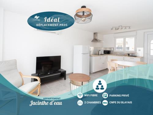 Braud-et-Saint-Louis Appartement | Appart' Jacinthe d'eau - clim - Chelona'Loc