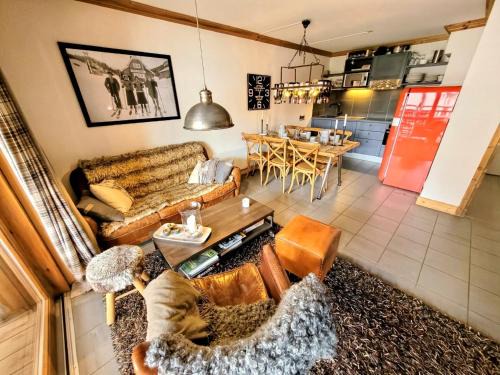 Les Gets Appartement | Appartement 4 étoiles aux Gets avec 2 chambres, cabine et terrasses, proche centre et pistes de ski - FR-1-598-6