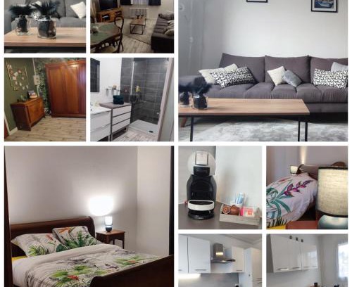 Montceau-les-Mines Appartement | Appartement 4 personnes, 2 ch, parking gratuit et facile