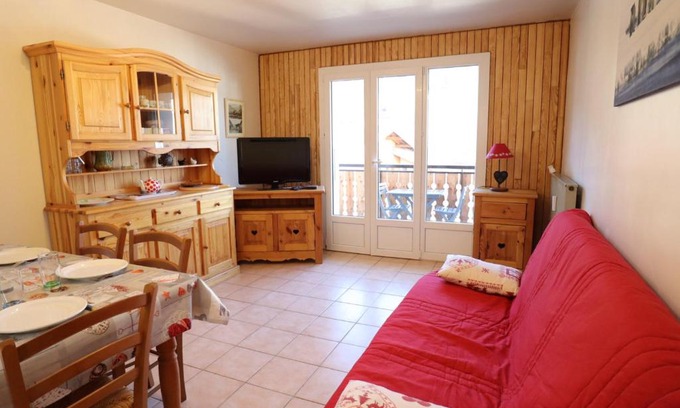 Les Gets Appartement | Appartement 6 personnes avec balcon, cœur du vieux village, proche remontées mécaniques et commerces - FR-1-623-332