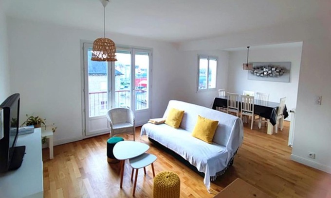 Centre ville - Urbanistes Appartement | Appartement 76m2 lumineux centre ville garage privé 3ieme étage sans ascenseur