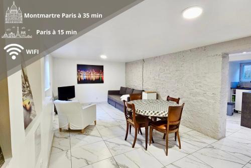 Noisy-le-Sec Appartement | Appartement Attica - 15min Paris RER E, cosy