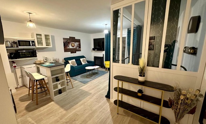 Meaux Appartement | Appartement avec vue sur jardin Paris-Disney-Parking privé 'PKN MEAUX'