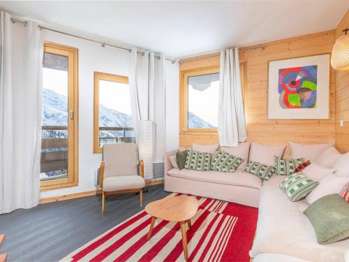 Avoriaz Appartement | Appartement charme 2 pièces cabine avec balcon, cheminée et Wifi à Avoriaz - FR-1-314-191