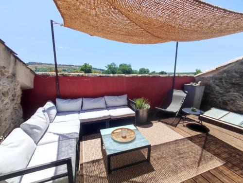 Vallabrix Appartement | Appartement climatisé avec belle terrasse à 10 min d'Uzès