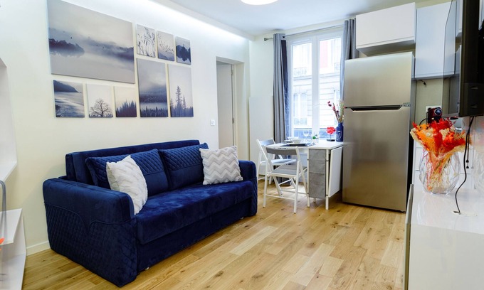 Quartier du Pont-de-Flandre Appartement | Appartement confortable et élégant à Paris.