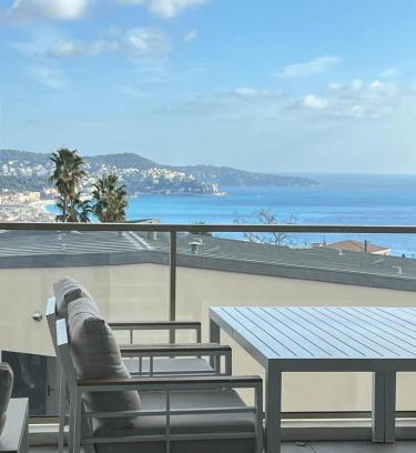 Saint Antoine Appartement | Appartement d'exception vue mer Nice Blue Pearl