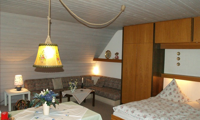 Uehlingen-Birkendorf Appartement | Appartement 1 mit Dusche/WC, Kochnische und Balkon
