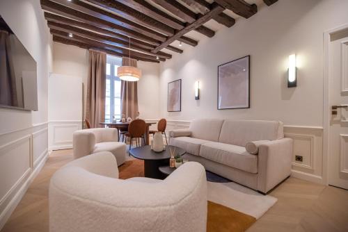 Quartier de la Place-Vendome Appartement | Appartement de luxe d'une chambre près du Louvre II