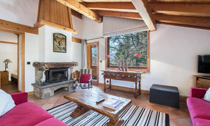 Megeve Appartement | Appartement Duplex 3 Chambres à Megève - Proche Centre et Télécabine - Tout Confort - FR-1-453-49