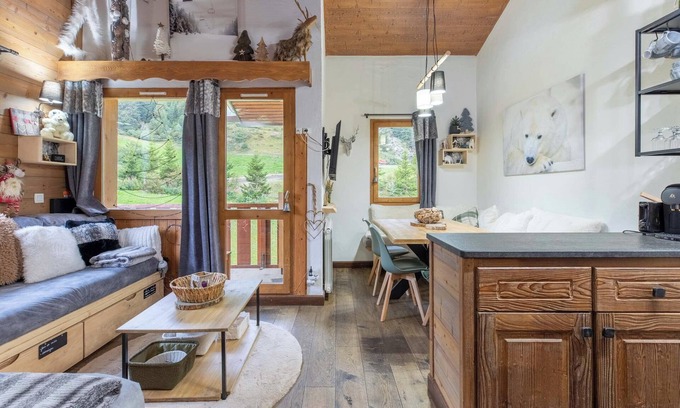 Meribel-Mottaret Appartement | Appartement on the slopes in Méribel Mottaret