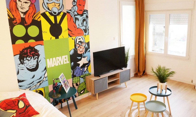 Jaunay-Clan Appartement | Appartement Heroic Arts - Little America à 5 min du Futuroscope