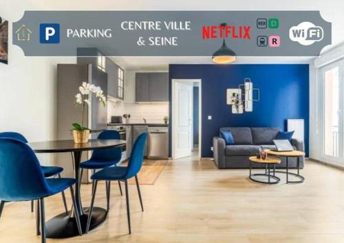 Melun Appartement | Appartement L'Îlot Bleu Paradis