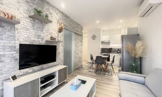 Roquebilliere Appartement | Appartement meublé 2 pièces calme et ensoleillé entièrement neuf, tout confort,