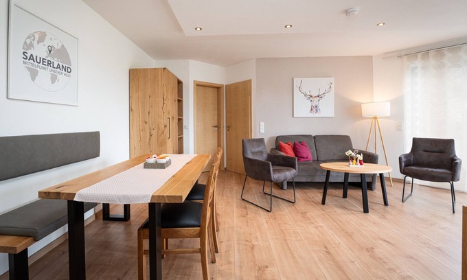 Duedinghausen Appartement | Appartement Panorama, 55qm, Terrace