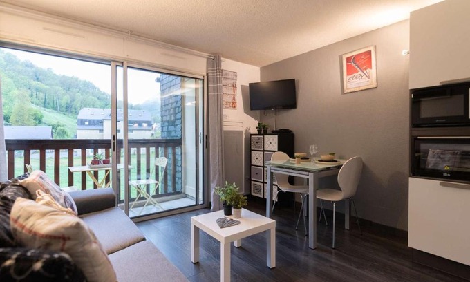 Saint-Lary-Soulan Appartement | Appartement rénové 4 personnes calme proche centre Saint-Lary - FR-1-296-241