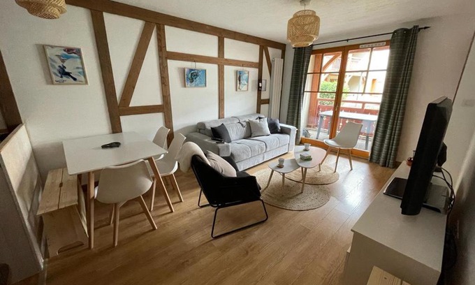 Saint-Lary-Soulan Appartement | Appartement Rés Cami Real, T2 cabine, 5 personnes, piscine intérieure