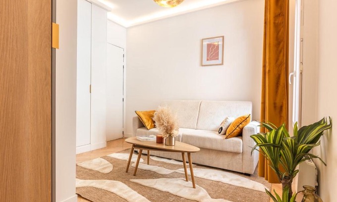 Pere Lachaise Appartement | Appartement Raffiné avec Jacuzzi et AC - 6P
