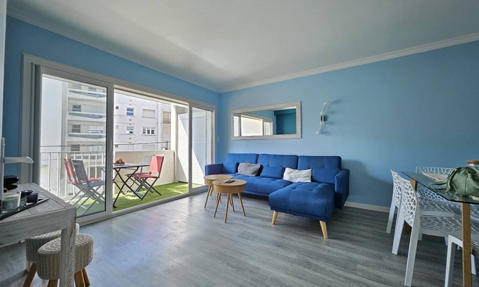 Pontaillac Appartement | Apt 4 classé 3*, 4 pers, 1 min de la plage, parking privé
