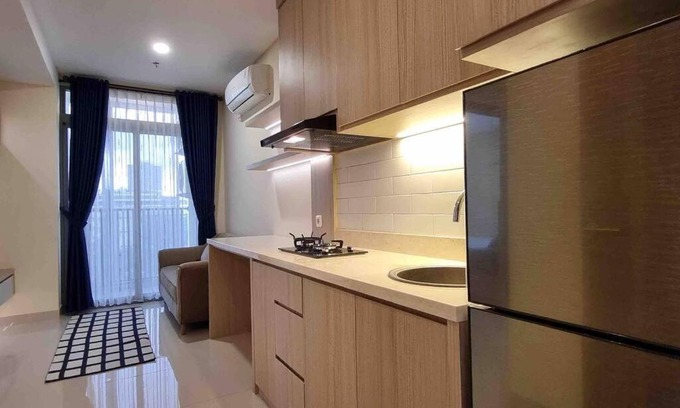 Ragunan Appartement | Apt Pejaten Park 1BR Khaki with SmartTv and Pool