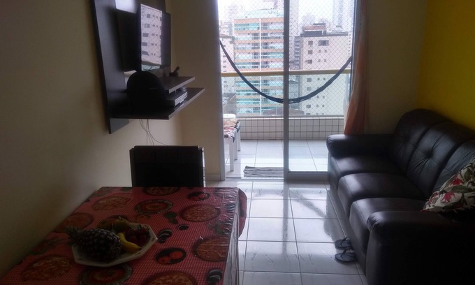Tupi Appartement | Apt w/ sea view, w/ Wi-Fi - Vila Tupi - Praia Grande - SP