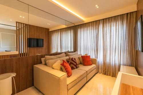 Alphaville Appartement | Apto Glass em Alphaville, Moderno e ótima localização!