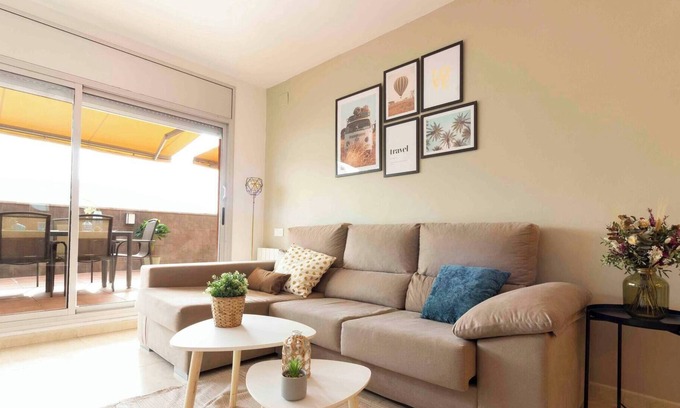 Olivella Appartement | Apto-Gran Terraza, 10min Sitges,35min Barcelona,WIFI