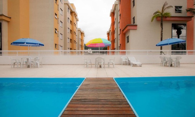 Ipiranguinha Appartement | Apto Ubatuba Condomínio Sun Way Churrasqueiras piscinas
