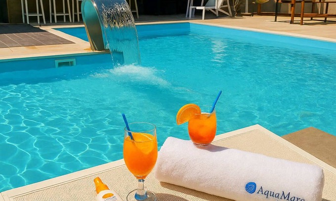 Pefkochori Appartement | Aquamare Studios - Seaview Suite & Pool Oasis