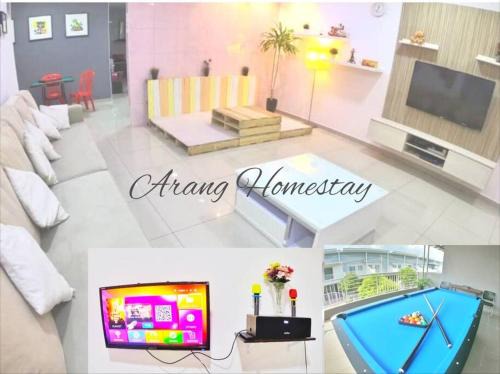 Kampung Ayer Meleleh Maison | Arang Homestay14pax 4room(BBQ)(Kbox)Near to Beach